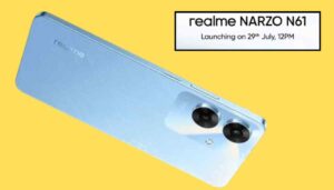 Realme Narzo N61 India Launch Date